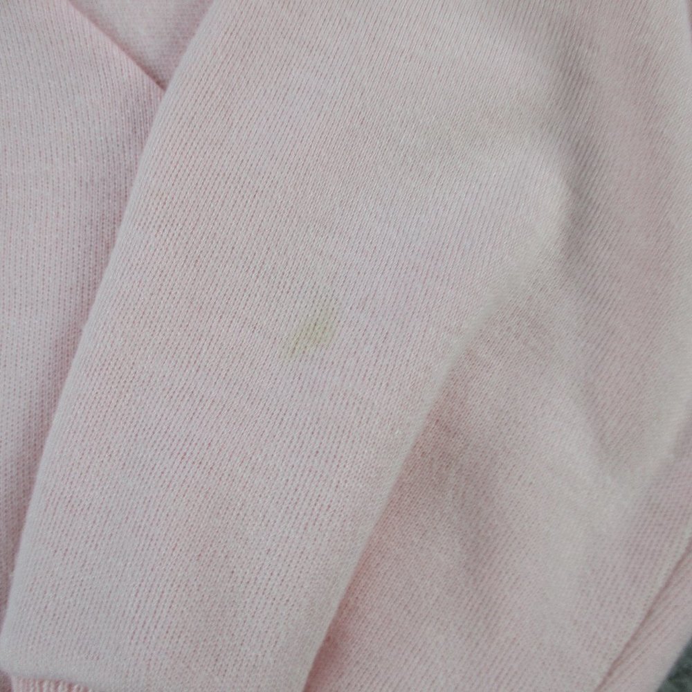 VINTAGE Aladdin Sweater Girls L Pink Genie Lamp Jasmine Monkey Youth Sweatshirt - Picture 5 of 15